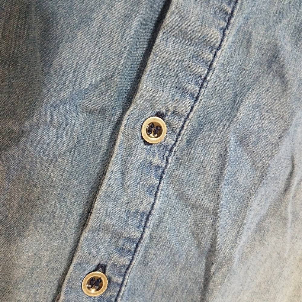 Women's sleeveless blouse dress shirt with pockets - Picture 4 of 8